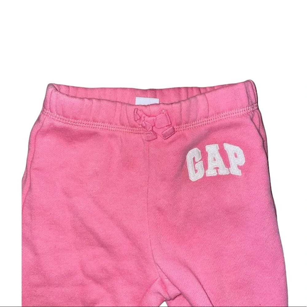 Baby Gap Pink Joggers Size 3-6 Months - Picture 2 of 4
